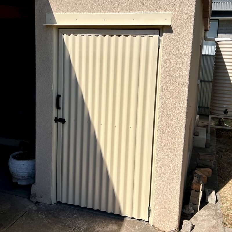Replaced Shed Door