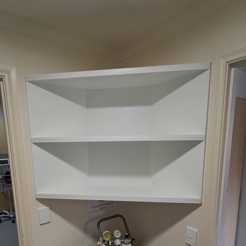 Custom Corner Shelf